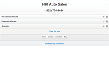 Tablet Screenshot of i80auto.com